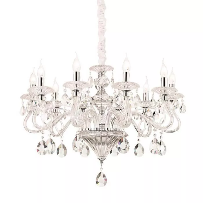 

Подвесная люстра Ideal Lux Negresco SP10 Trasparente 141060