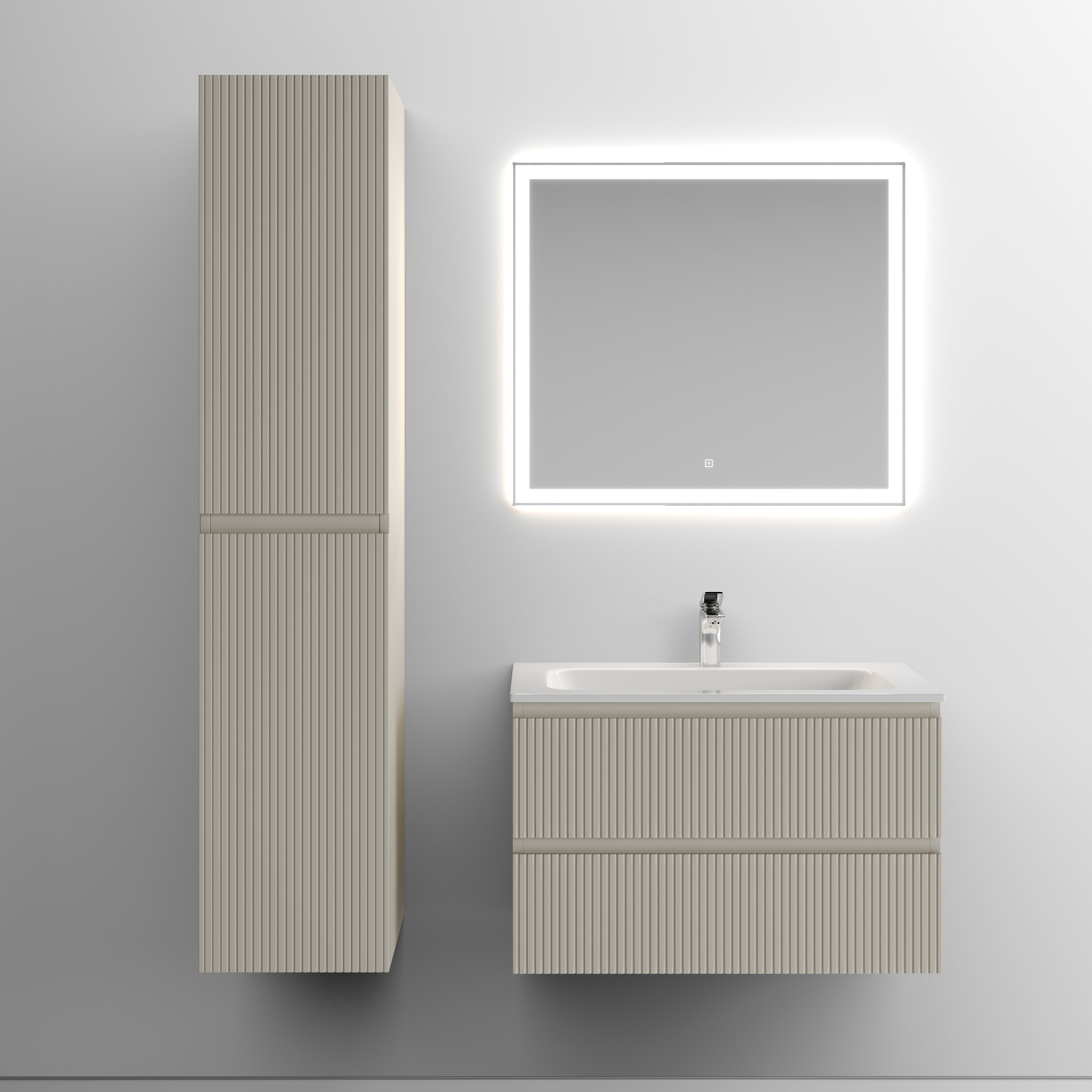 

Мебель для ванной комнаты Sancos Snob T 80 см, beige soft