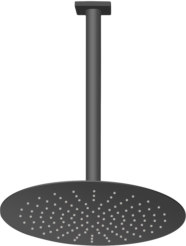 

Верхний душ Cezares Czr B-TDDR-30/30-NOP черный матовый