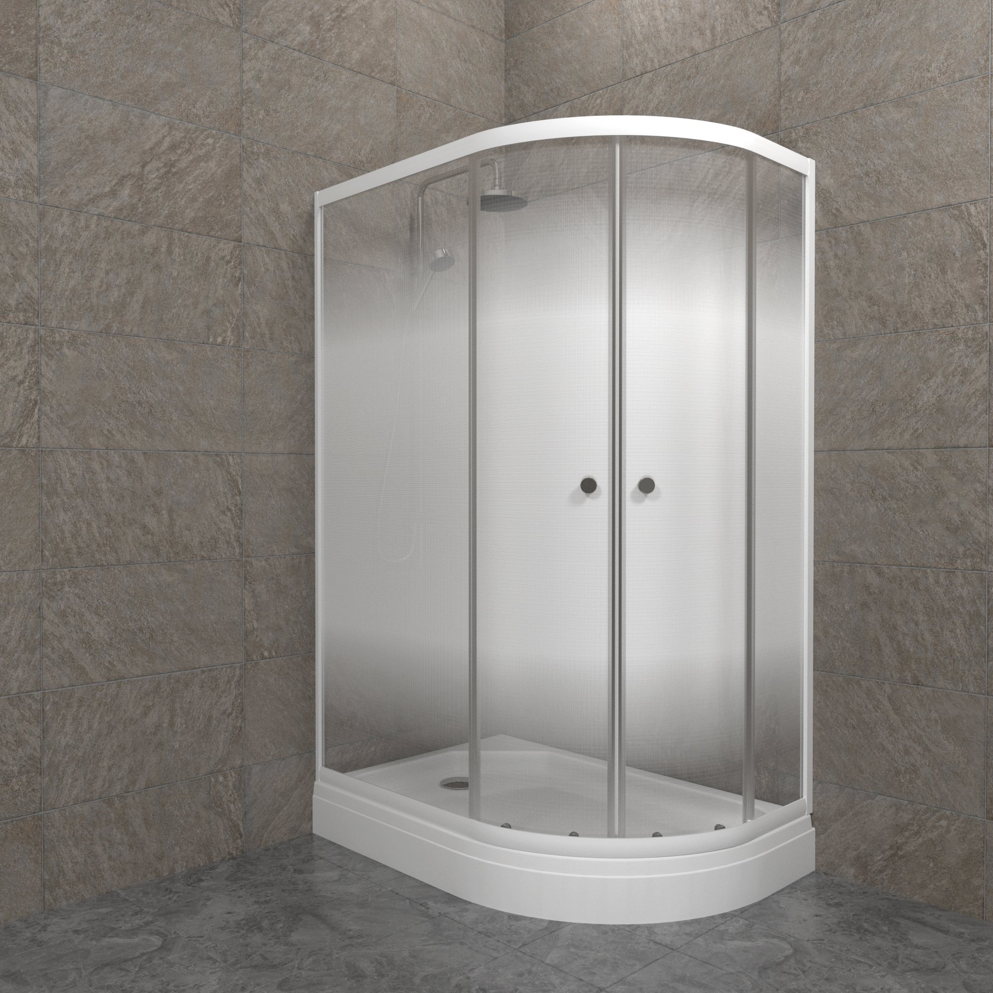 

Душевой уголок Triton Коралл Лайт А левый 120х80 см