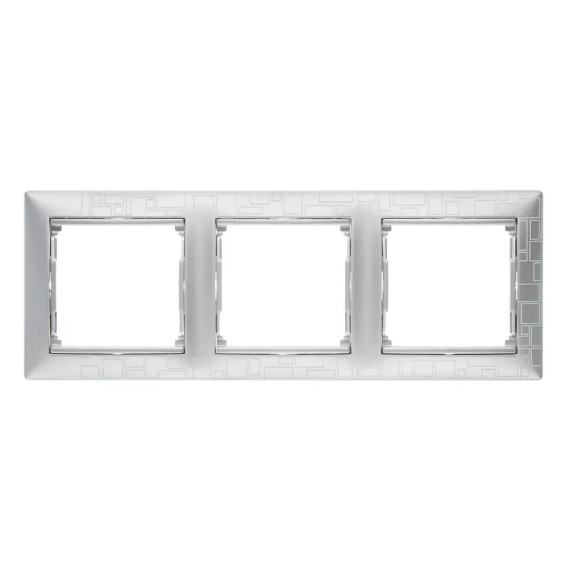 

Рамка 3-постовая Legrand Valena алюминий модерн 770343