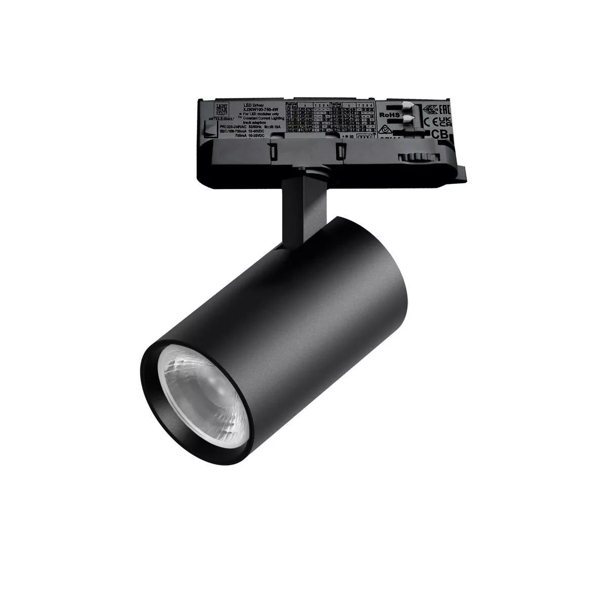 

Трековый трехфазный светильник Quattro LED 36G с адаптером Lightstar Alta Base A5137QT36G