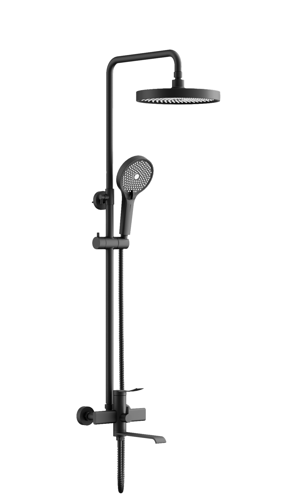 

Душевая стойка BELZ B812 B24812-7 матовая черная