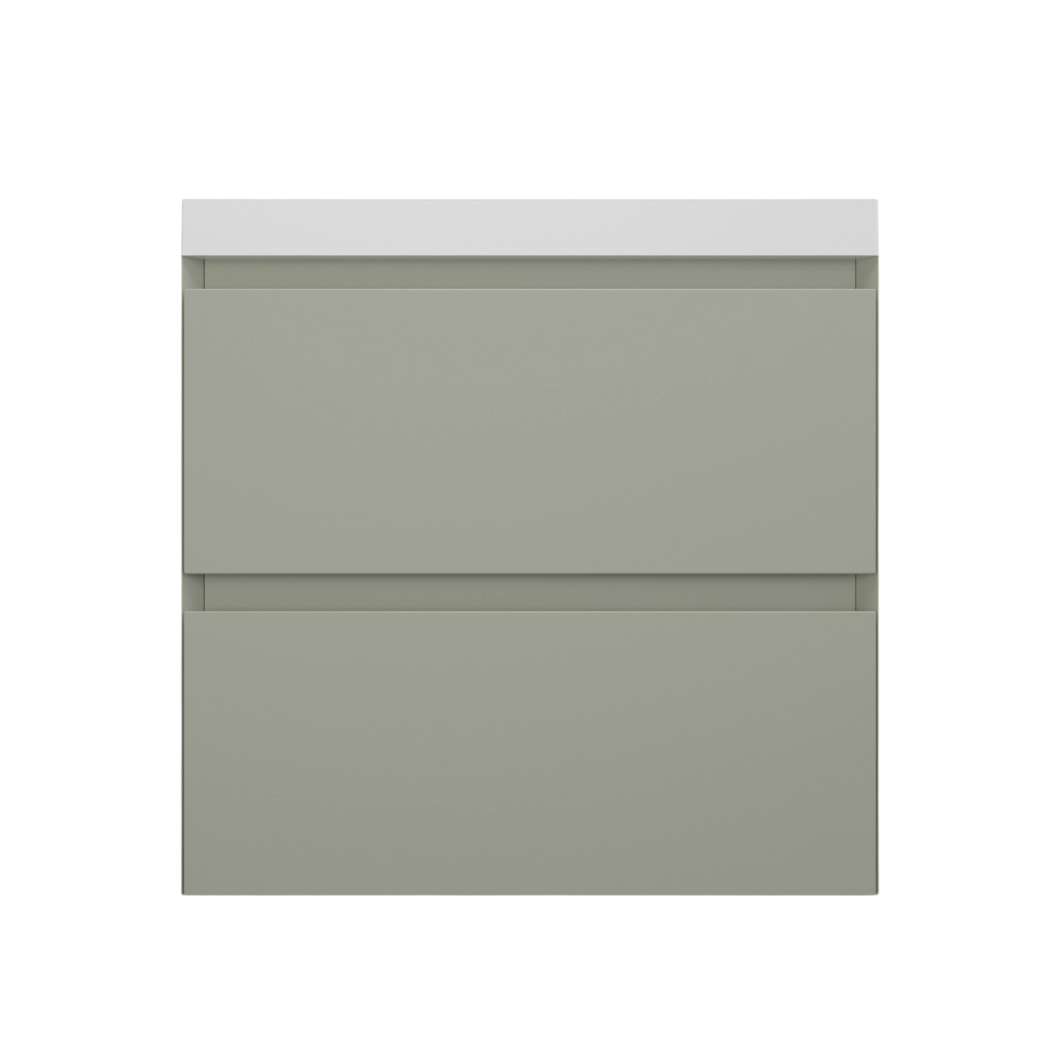 

Тумба подвесная "Манхэттен 60" ЭМАЛЬ, под раковину ASTI, 2 ящика, PLUS, олива