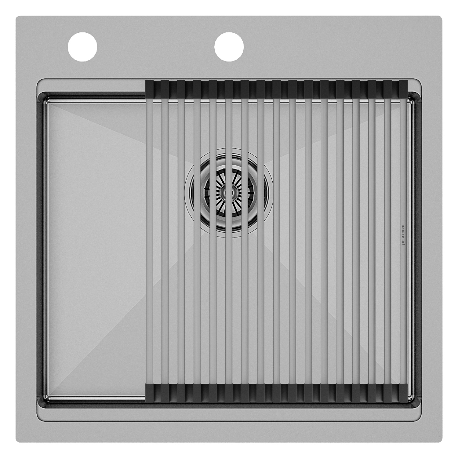 

Мойка кухонная Paulmark PM705151-BS брашированная сталь