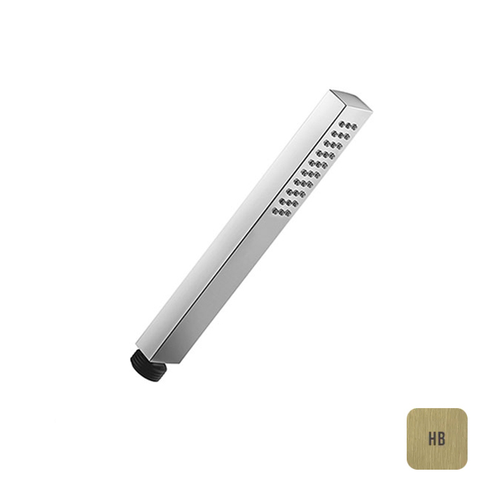 ALMAR (Hand showers) Ручной душ Thin, латунь Brushed PVD, прямоугольная форма 191х28х16 мм, цвет High Brass