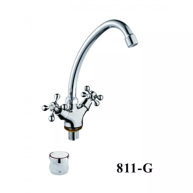 

Смеситель для кухни D-Lin D153811-G, хром