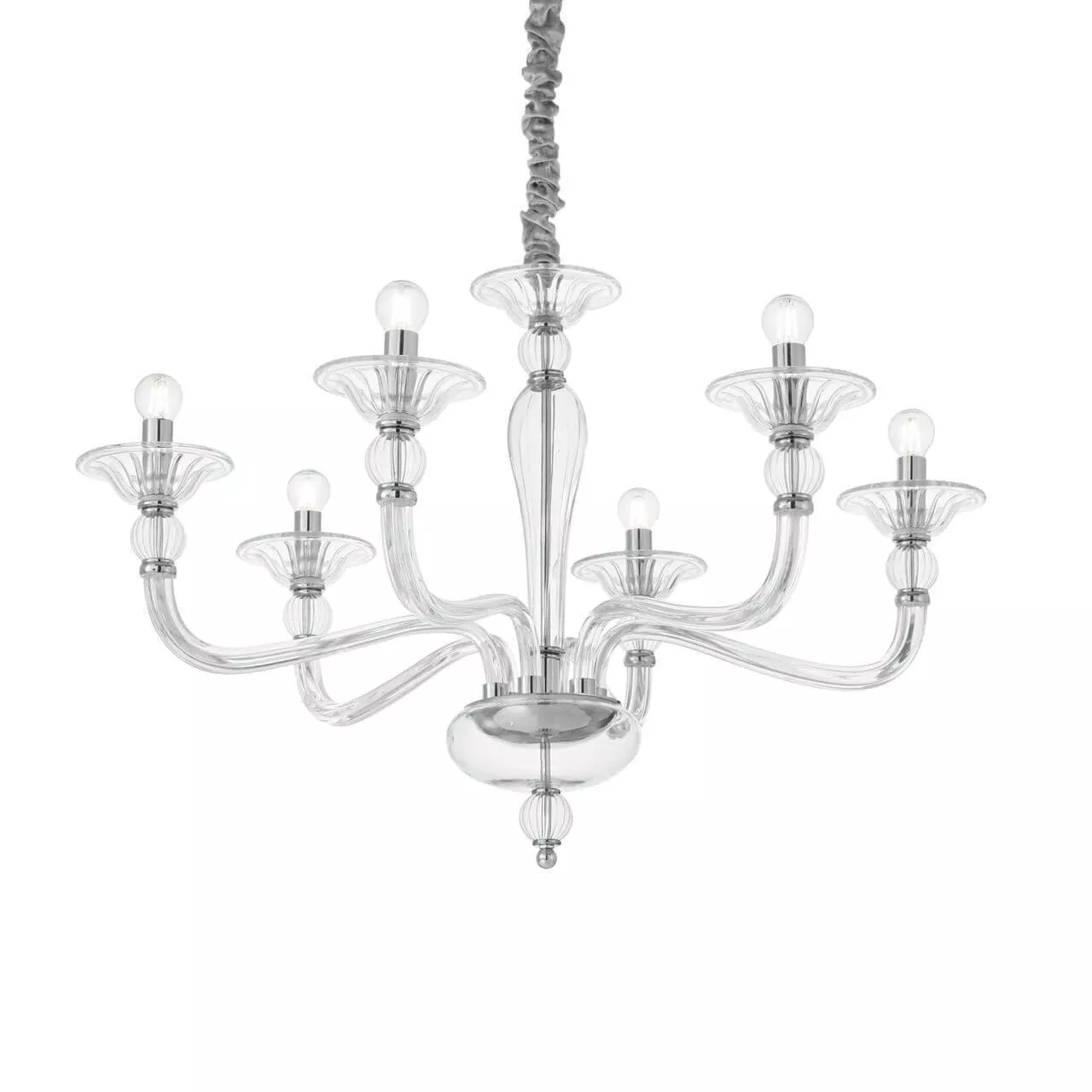 

Подвесная люстра Ideal Lux Danieli SP6 Trasparente 159959