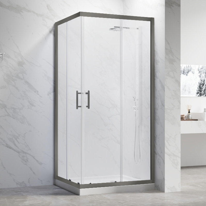 

Душевой уголок Veconi Rovigo RV-27GM 110х90 см, профиль оружейная сталь, стекло прозрачное