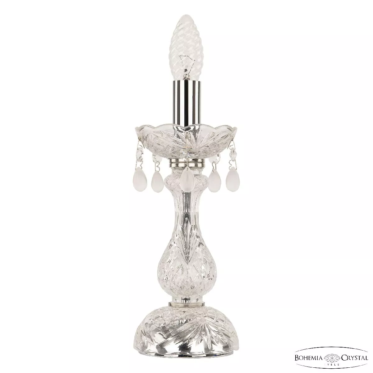 

Настольная лампа Bohemia Ivele Crystal 112L/1-27 Ni V0300