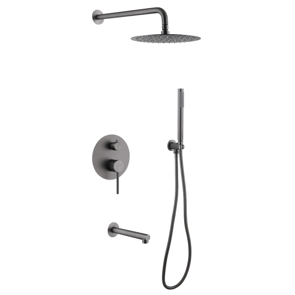 Душевой комплект Abber Emotion AF8817NG С ВНУТРЕННЕЙ ЧАСТЬЮ никель 55400₽