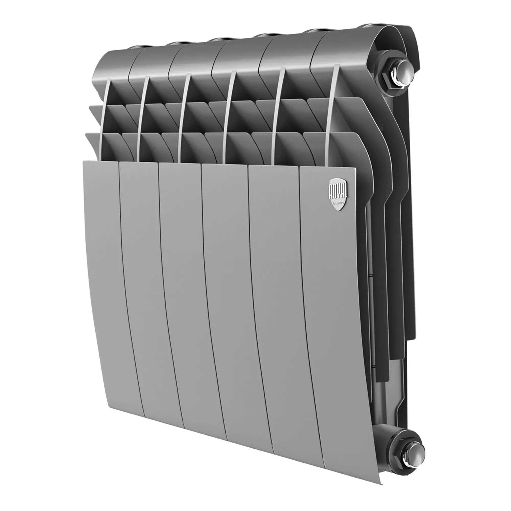 

Радиатор биметаллический Royal Thermo BILINER B 350 Серебристый - 6 секц.