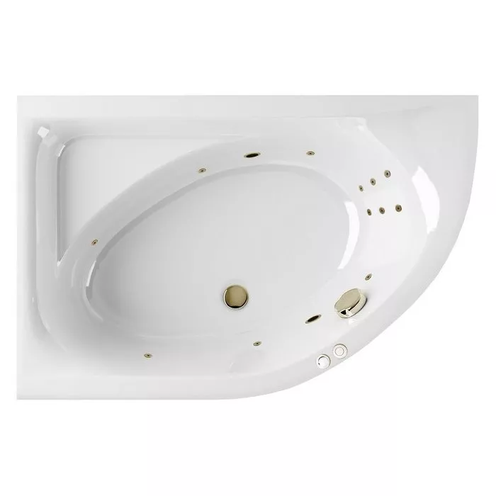 

Ванна акриловая Excellent Aquaria Line 170x110 L с гидромассажем белый - бронза