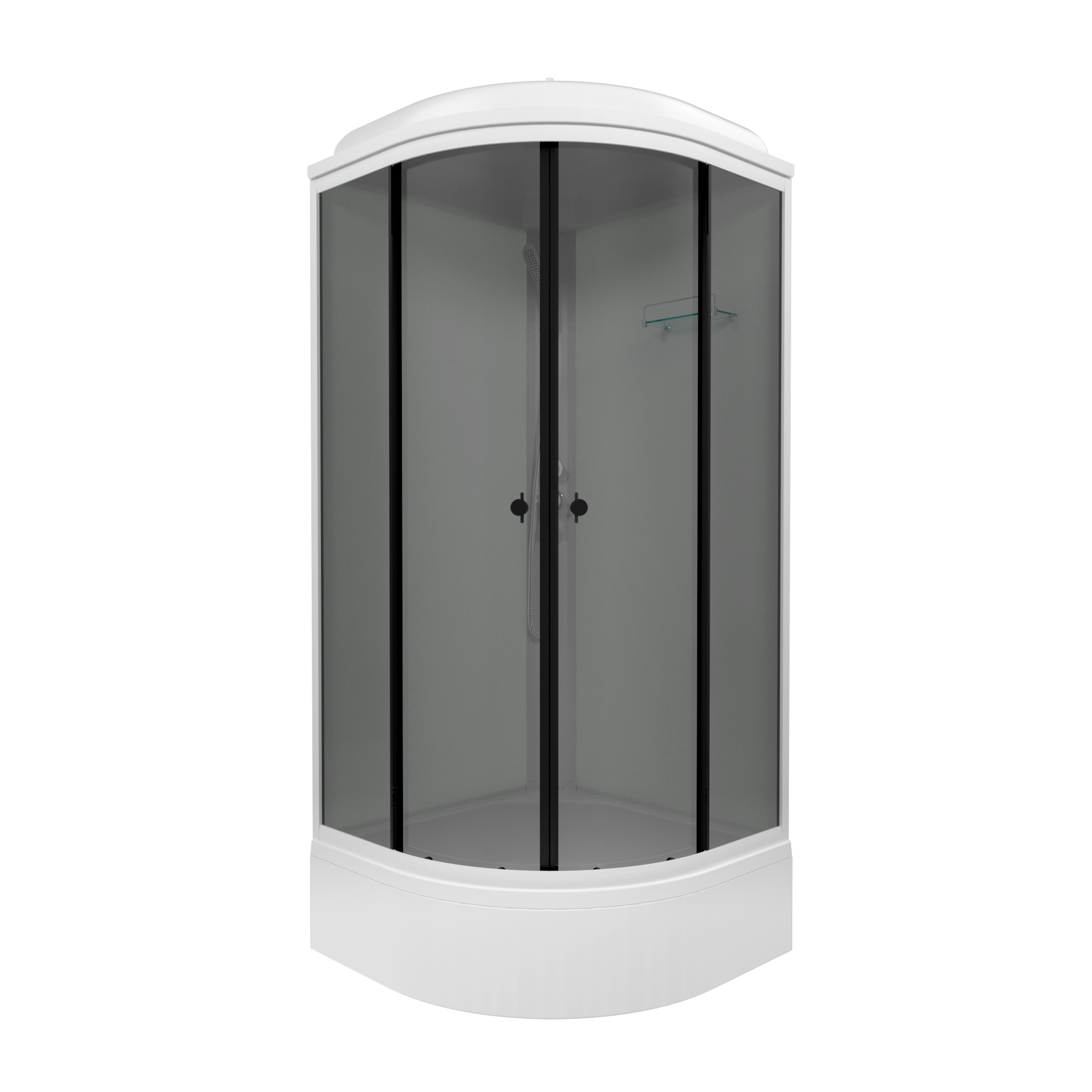 

Душевая кабина Triton Грэй Щ0000066463 90х90 см, белая
