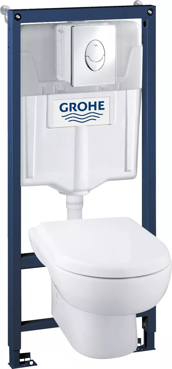 

Комплект Grohe Solido 39191000 подвесной унитаз + инсталляция + кнопка, Белый