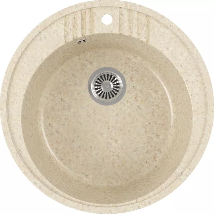 

Мойка кухонная Domaci Бьелла DMC-05S бежевая