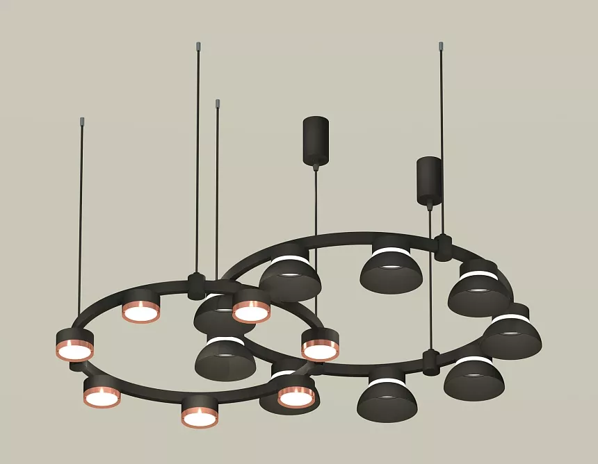 

Комплект подвесного светильника Ambrella Light Techno Ring XR92091100 (A9209x2, C9238, C9242, N8141, N8126)