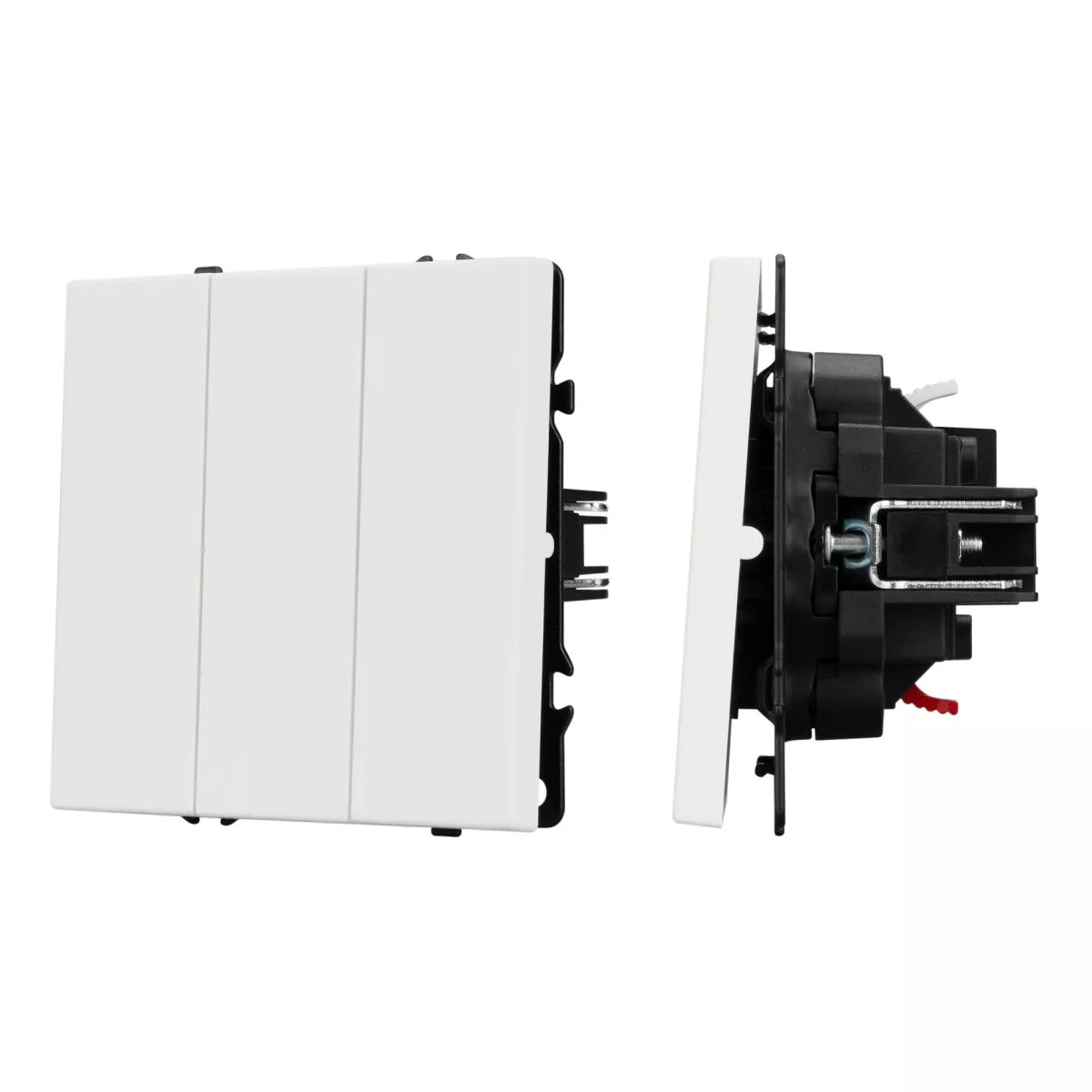 Выключатель 3 кл софт-тач белый кварц Arlight SWT-MK03-SFPL-WH (250V, 10A) 061801(1)
