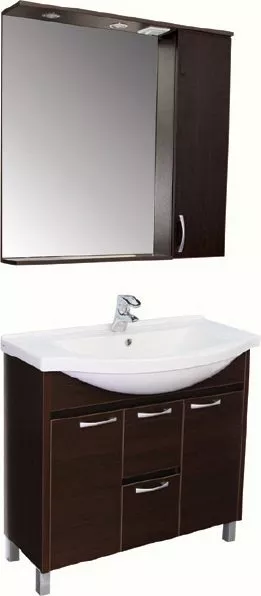 

Мебель для ванной Aquanet Донна 90 венге, Темное дерево
