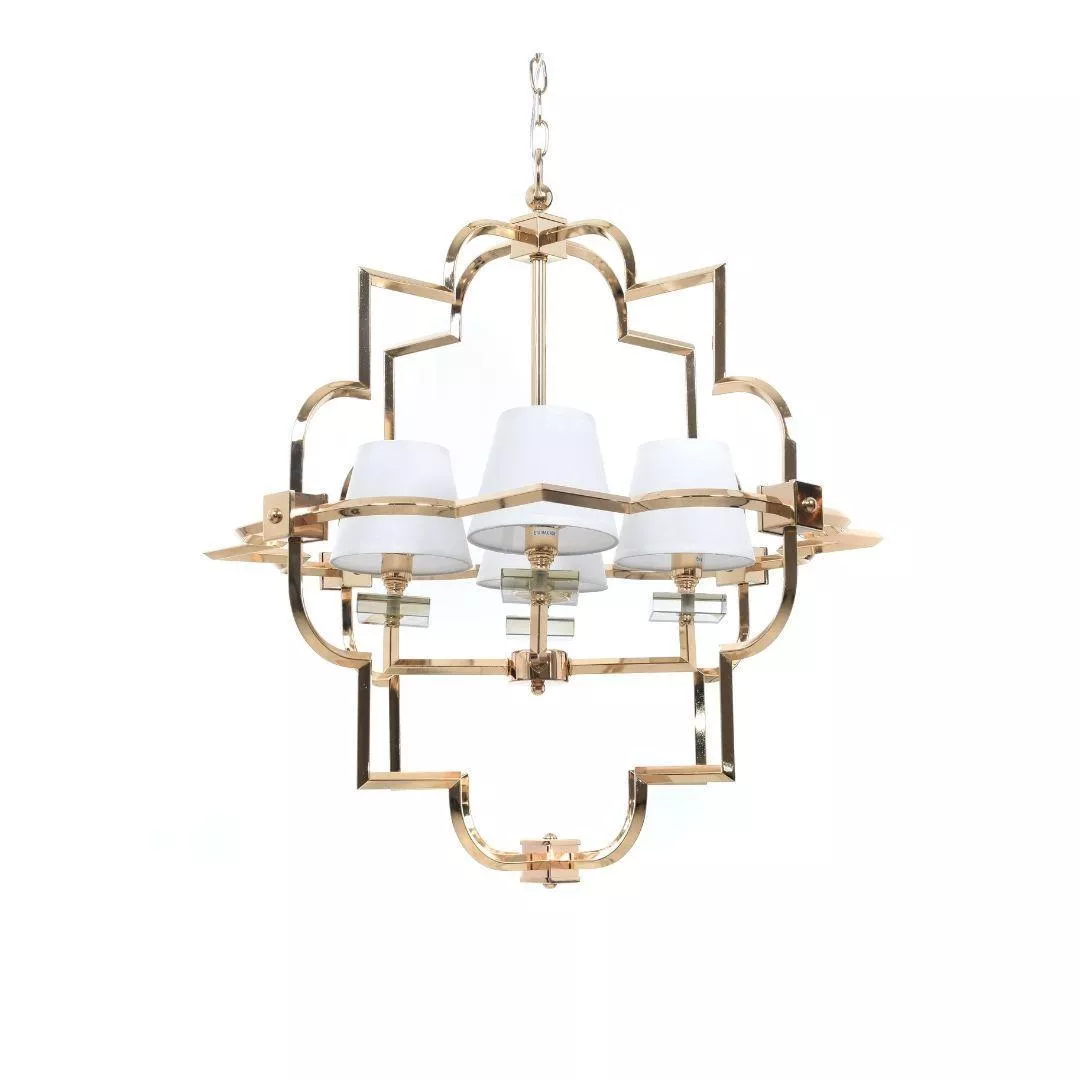 

Подвесная люстра Lumina Deco Baltimore LDP 8020-4 GD+WT