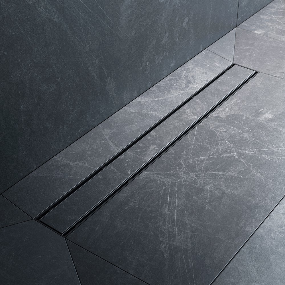 

Душевой трап (лоток) AM.PM PrimeFlow Tile 70 см, черный матовый