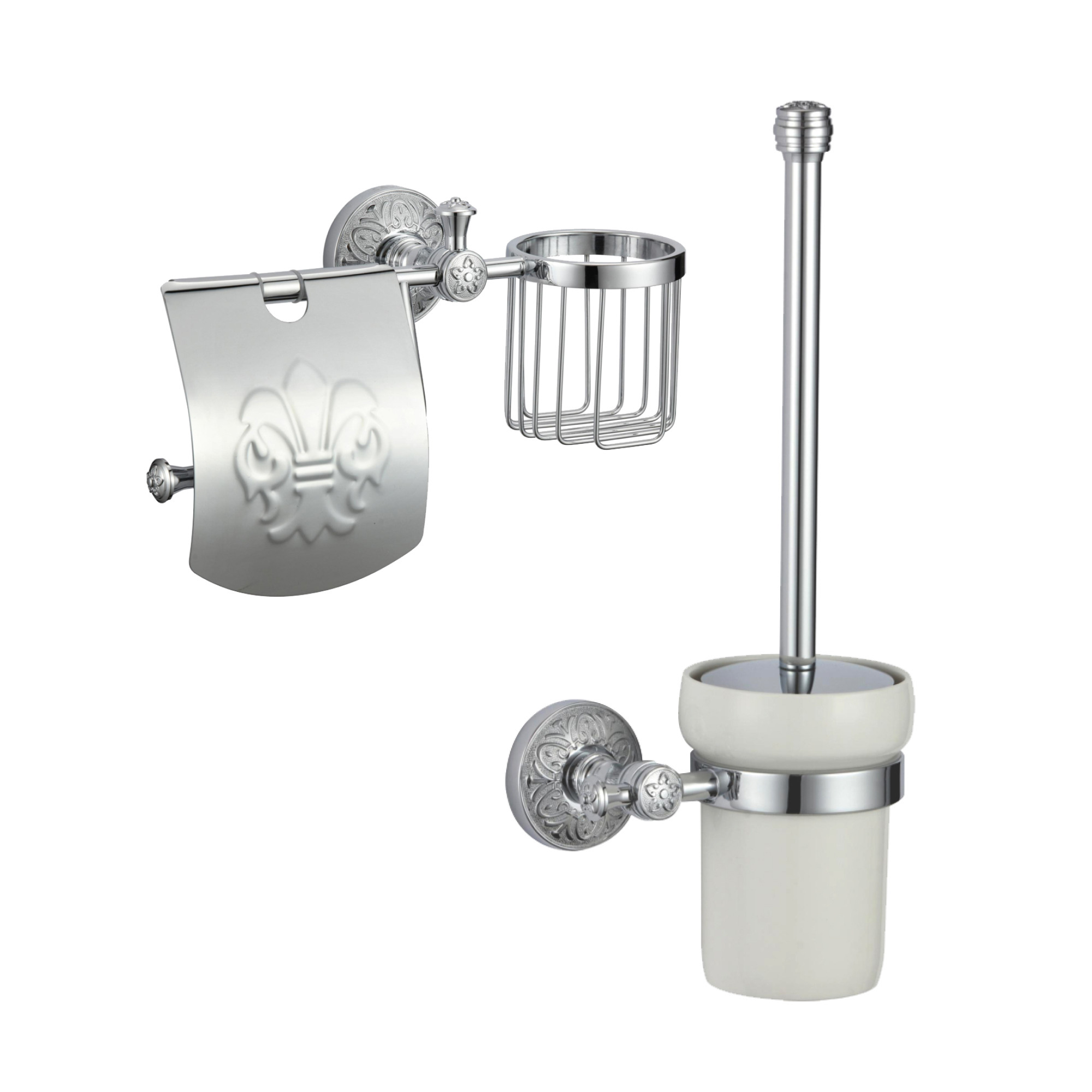 Набор Держатель для туалетной бумаги Savol 58 а S-L05851A хром Ершик а S-005894A хром 6138₽