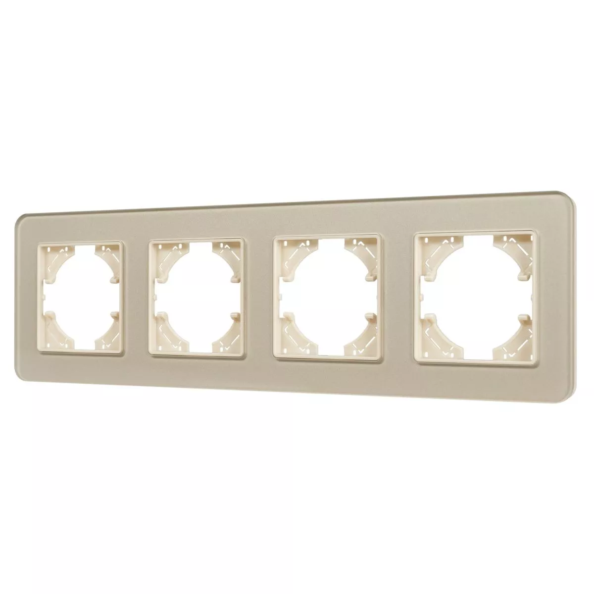

Рамка на 4 поста стеклянная Arlight FRM-OMALI-GS-4-GD 049703