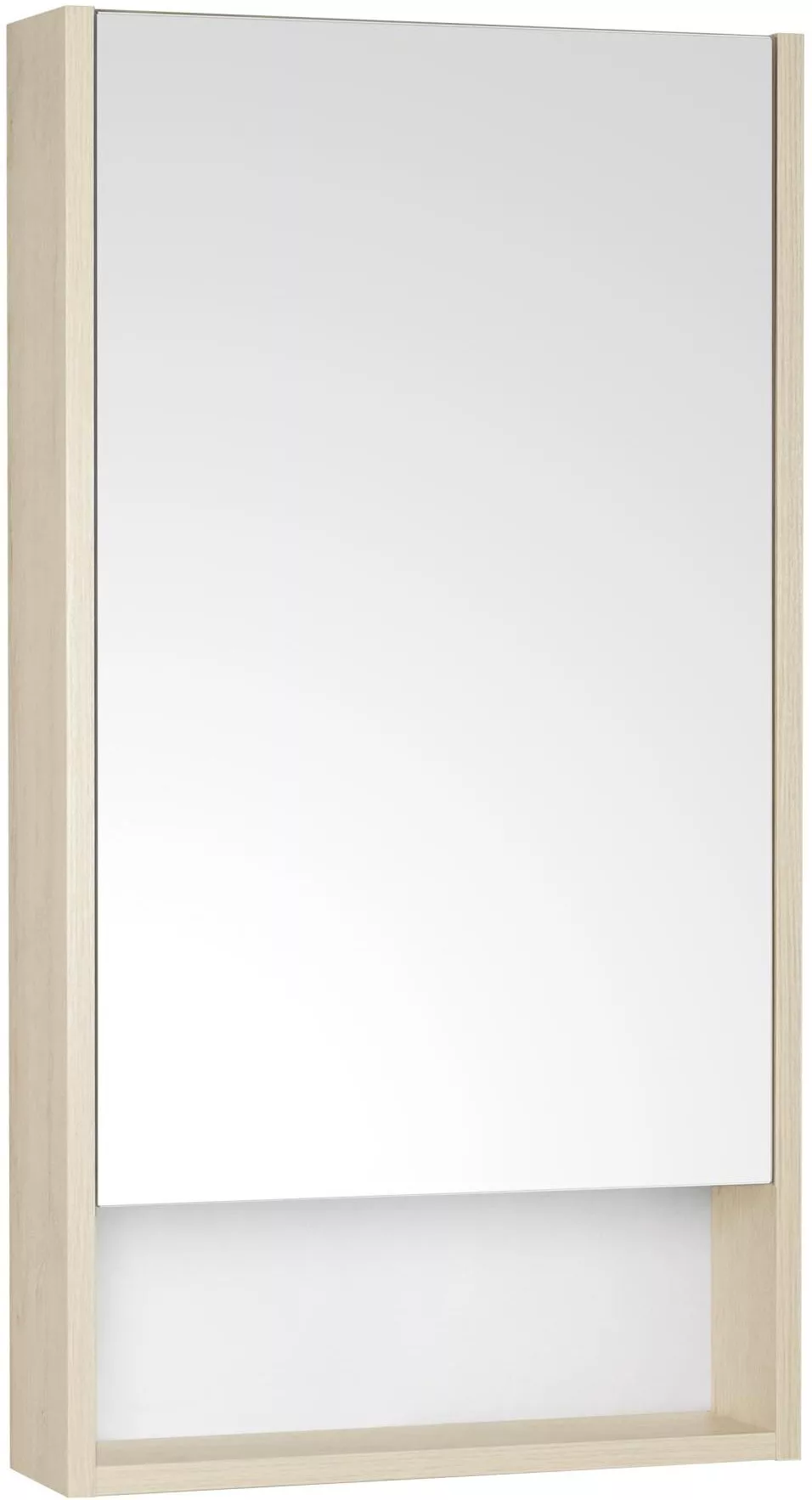 Зеркало-шкаф AQUATON Сканди 45 дуб верона, цвет белый 1A252002SDB20 - фото 1