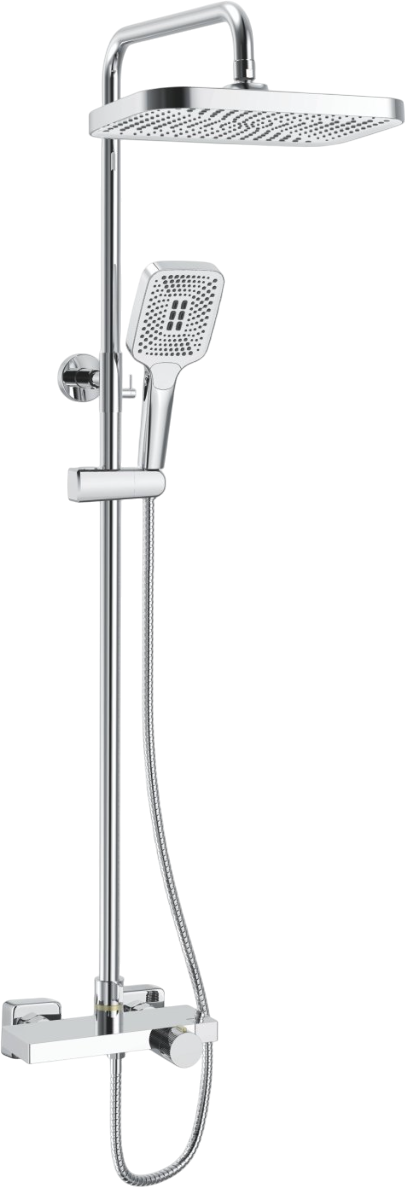 

Душевая стойка Rose R1896-6 с термостатом, хром