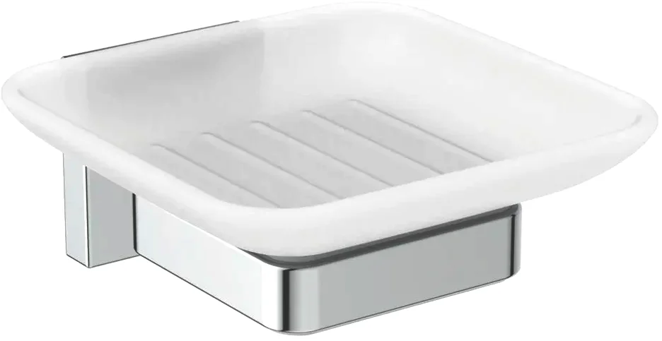 

Мыльница Ideal Standard IOM Square белый, хром (E2201AA)