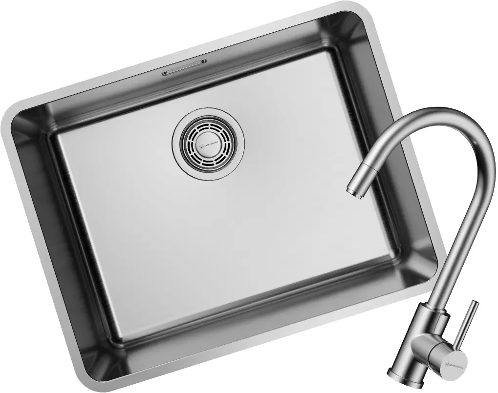 

Комплект мойка Omoikiri Ultra 53х41.5 со смесителем Shinagawa-BN нержавеющая сталь