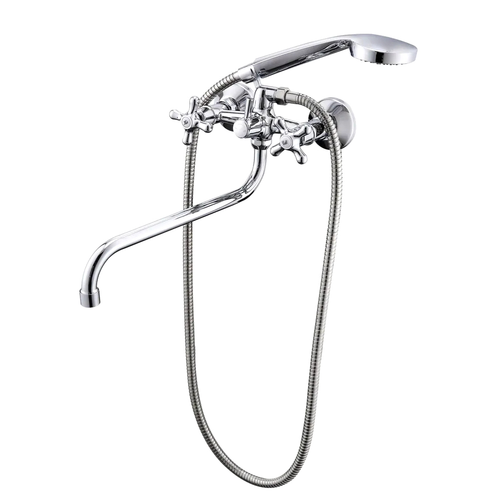 Смеситель с длинным изливом для ванны ProHanss P1122 хром 3246₽