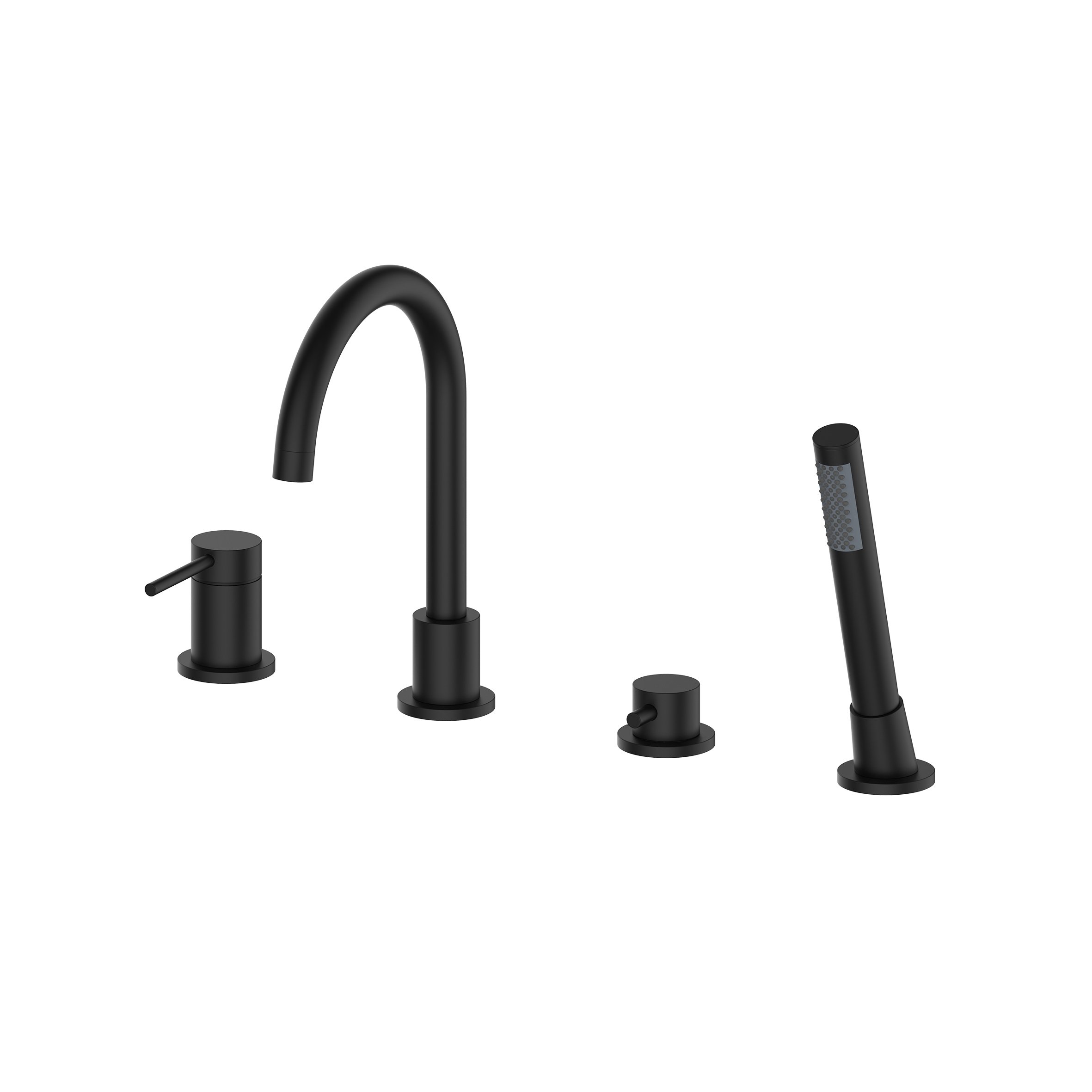 

Смеситель на борт ванны Oliveeka Y OL-669017-MB черный матовый