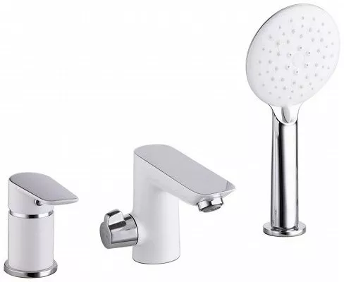 

Смеситель на борт ванны Iddis Cloud CLOSB30i07 белый, хром