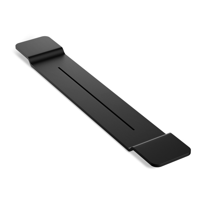 DECOR WALTHER STONE WAN Полочка на ванну из композита SOLID SURFACE 3 X 15 X 95 см черный матовый 43429₽