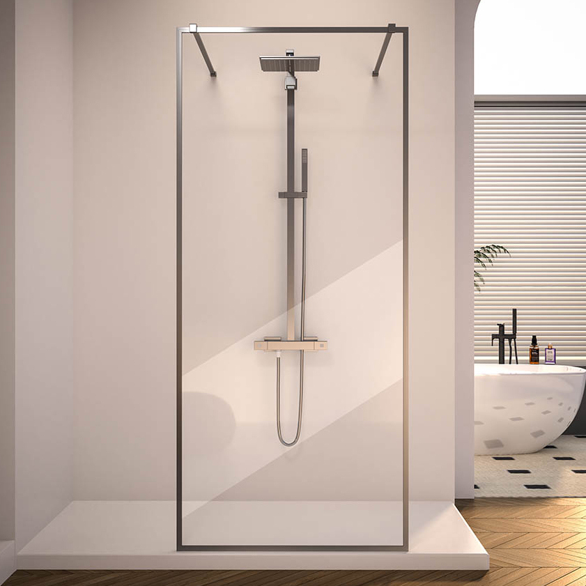 

Душевая перегородка Veconi Korato KR90GR-120-01-C4 120 см, профиль брашированный графит, стекло прозрачное