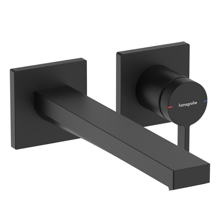 

HG Tecturis E Смеситель для раковины, однорычажный, настенный, с изливом 22,5, скрытого монтажа, матовый черный