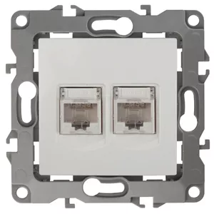 

Розетка информационная двойная 2XRJ45 Эра 12-3108-01 Б0014729