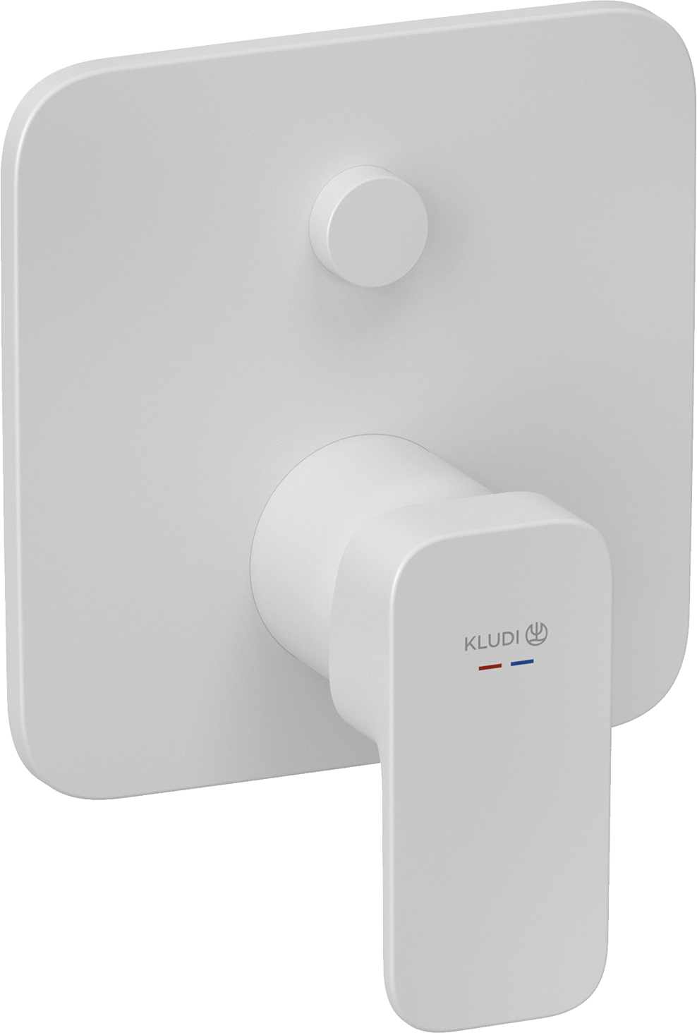 Встраиваемый смеситель для душа и ванны Kludi Renon 427595375 белый матовый 19086₽