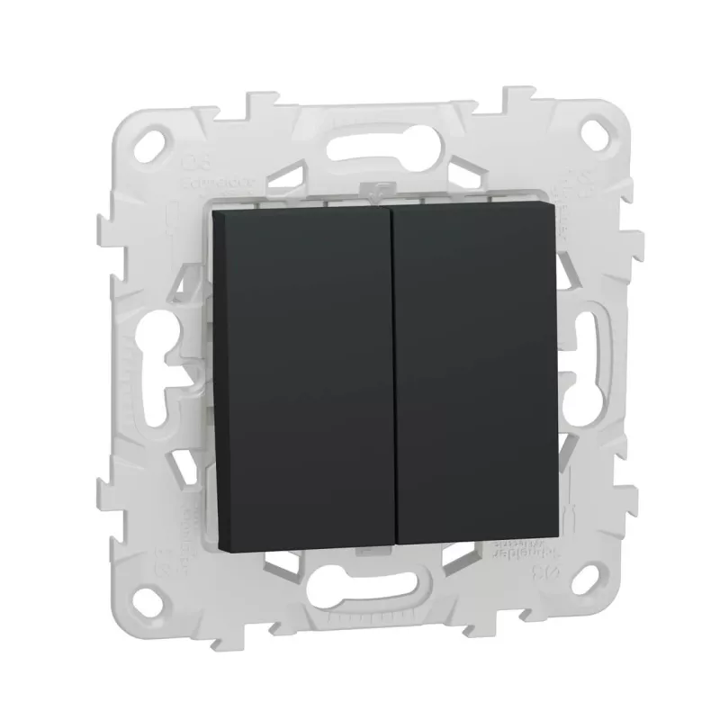 

Переключатель двухклавишный перекрестный Schneider Electric Unica New NU521554
