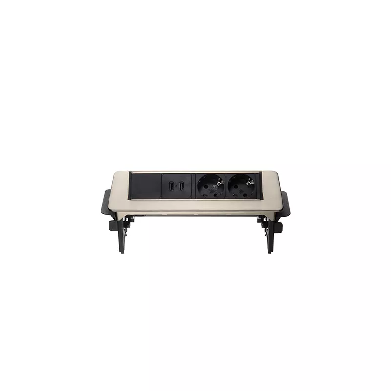 

Блок розеток 47 (2 секции и 2 USB) Mebax 00-00000830