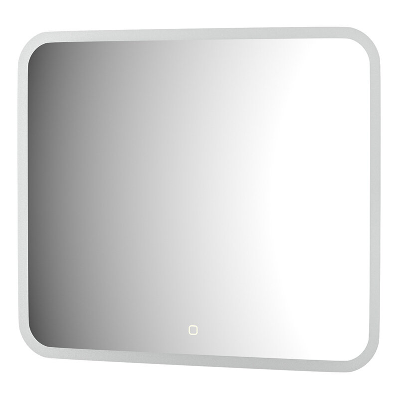 Зеркало с матированием и LED-подсветкой 23W (70x60 cm) (Сенсорный выключатель) (Нейтральный белый свет) (DEFESTO)