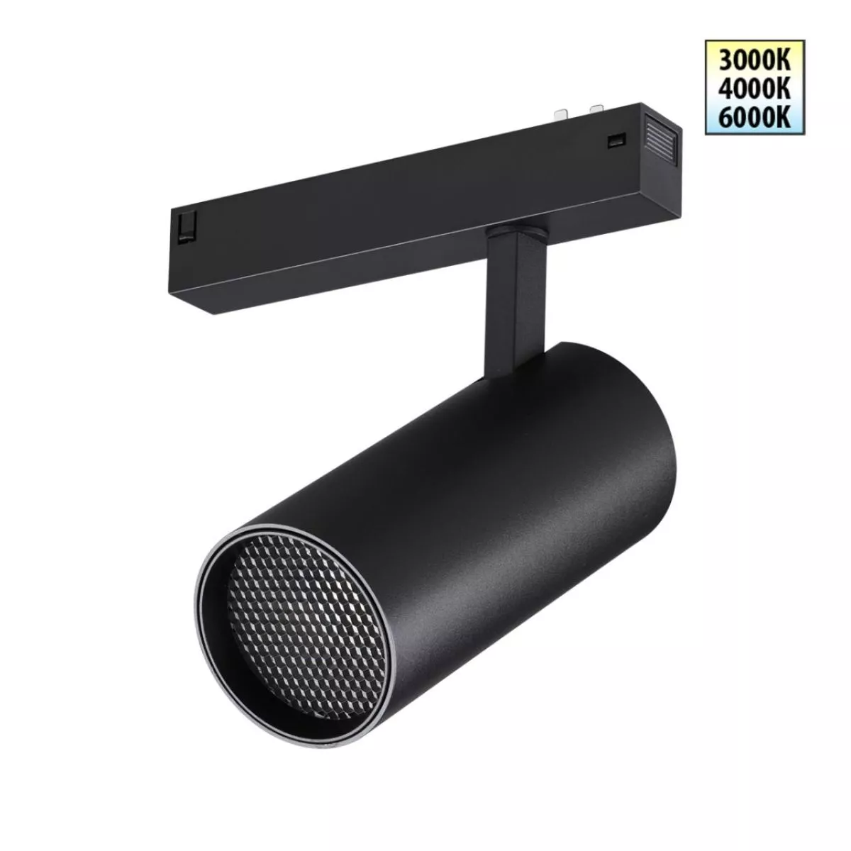 

Трековый светодиодный светильник с переключателем цветовой темперетуры Novotech Port Vector 359960