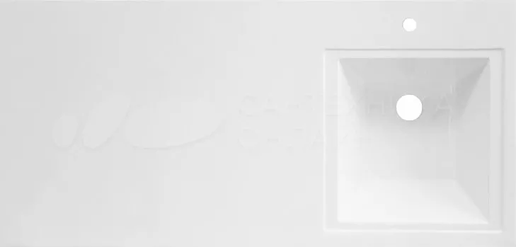 Мебельная раковина Бриклаер Эстет Даллас 1000 R, цвет белый