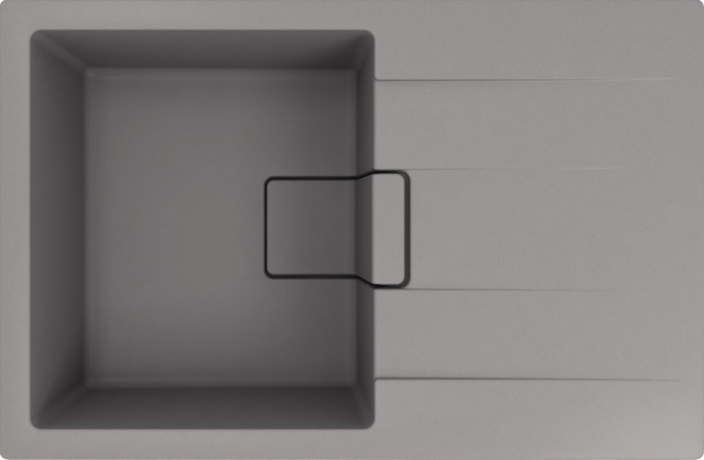 

Мойка кухонная Florentina Ривьера 780 серый шелк