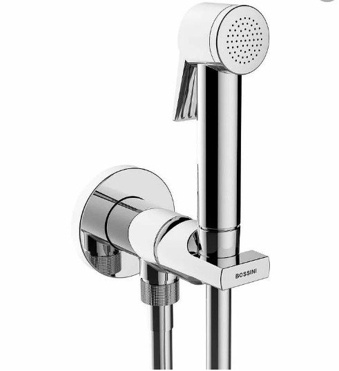 PALOMA FLAT Гигиенич комплект c монокомандным смесителем лейка держатель шланг армированный нейлон 125 см цвет хром 21331₽