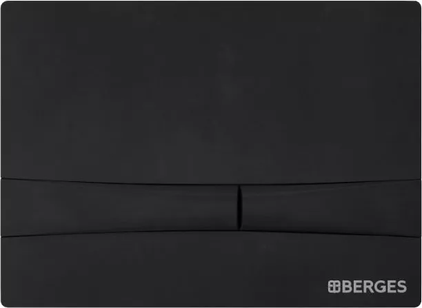 

Кнопка смыва Berges Wasserhaus Novum F5 чёрный, матовый