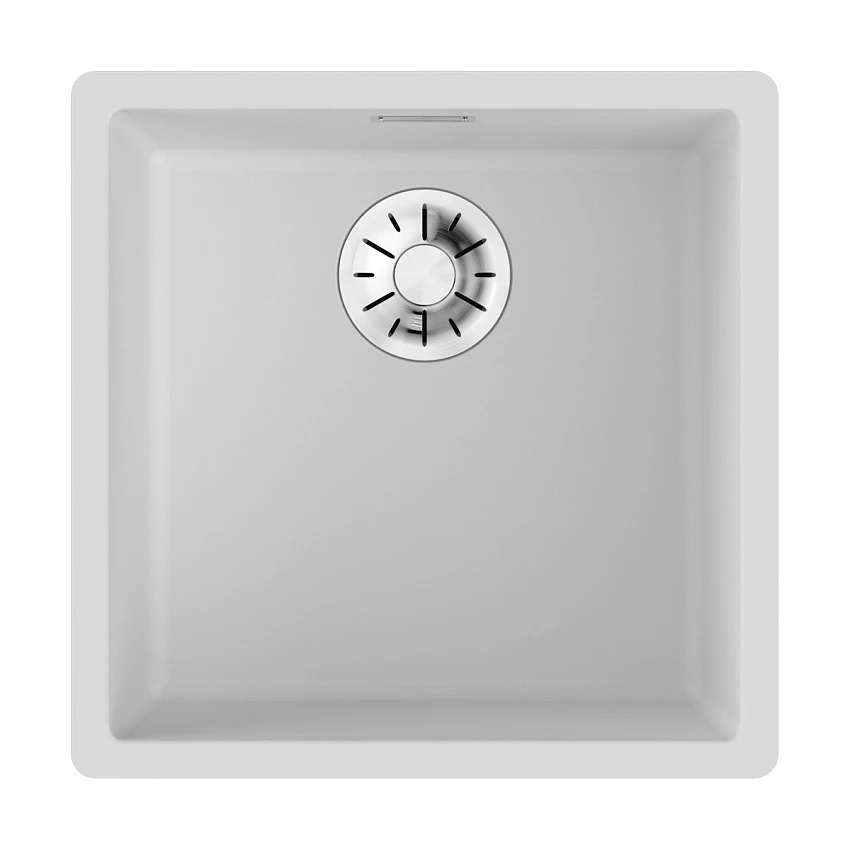 

Мойка кухонная Omoikiri Yamakawa Artceramic 43.3x43.3 белый матовый