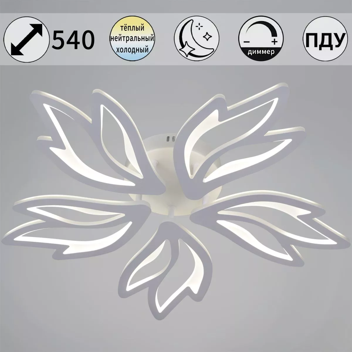 

Потолочная люстра Reluce 09862-0.3-05 WH