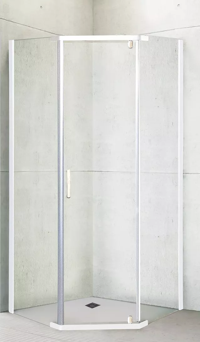 

Душевой уголок Royal Bath TR 80х90 профиль белый стекло прозрачное